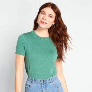 ModCloth Charter School Short Sleeve Sweater